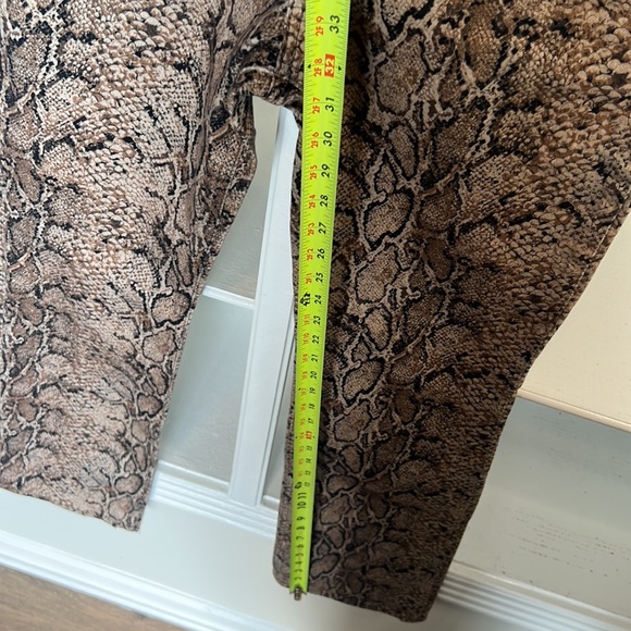 Reformation Jeans Peyton Snake High Rise Bootcut Jeans - 28 - Picture 11 of 13